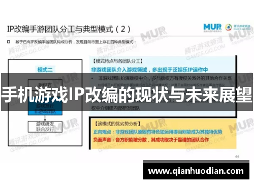 手机游戏IP改编的现状与未来展望
